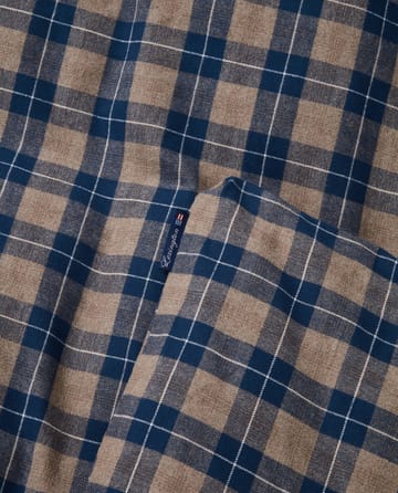 Ολοκληρωμένο Σετ Κλινοσκεπασμάτων Checked Flannel 150x210 cm - Denim blue-beige - Lexington