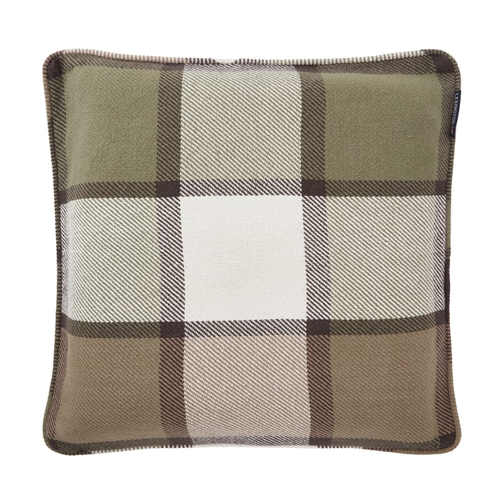 Κάλυμμα μαξιλαριού Checked heavy twill 50x50 cm, Olive Lexington