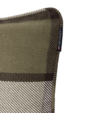 Κάλυμμα μαξιλαριού Checked heavy twill 50x50 cm - Olive - Lexington