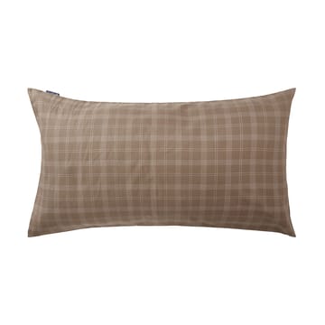 Μαξιλαροθήκη Checked Pin Point Oxford 50x90 cm - Brown - Lexington