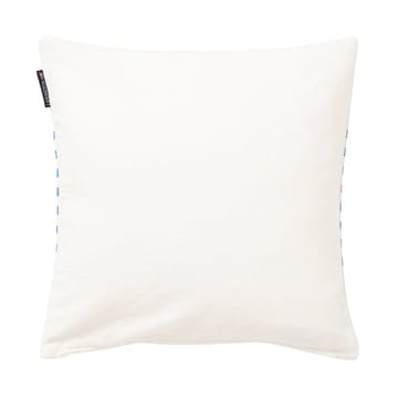 Μαξιλαροθήκη Embroidery Striped Linen/Cotton 50x50 cm - Off White-blue - Lexington