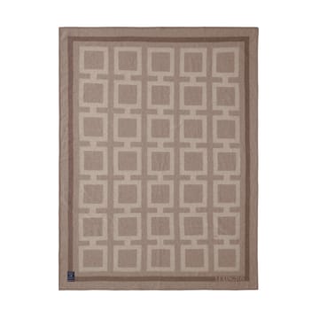 Μάλλινη κουβέρτα Graphic Recycled 130x170 cm - Light beige - Lexington