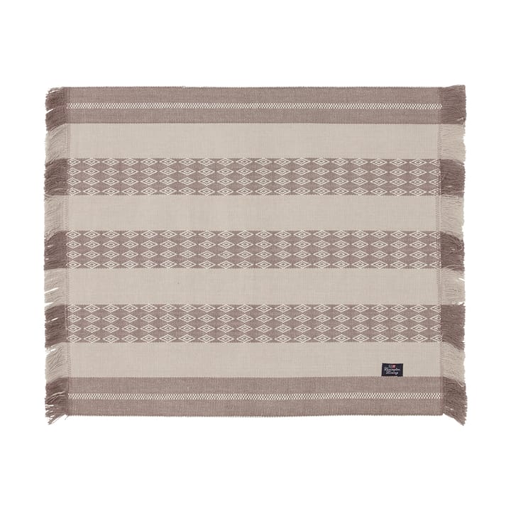 Τραπεζομάντηλο Jacquard Striped 40x50 εκ, Beige Lexington