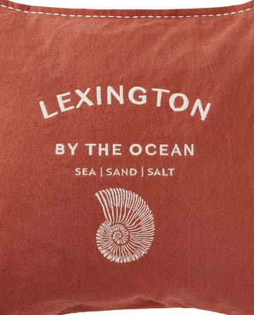 Μαξιλαροθήκη Logo Embroidered by the ocean 50x50 cm - Coconut - Lexington