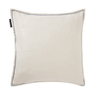 Μαξιλαροθήκη Logo Embroidered Linen/Cotton 50x50cm - White - Lexington