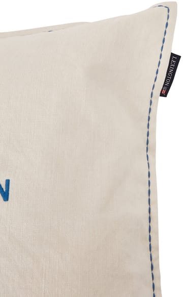 Μαξιλαροθήκη Logo Embroidered Linen/Cotton 50x50cm - White - Lexington