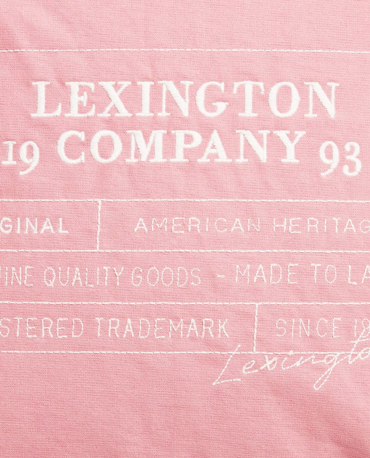 Μαξιλαροθήκη Logo Organic Cotton Canvas 50x50 cm, Pink Lexington