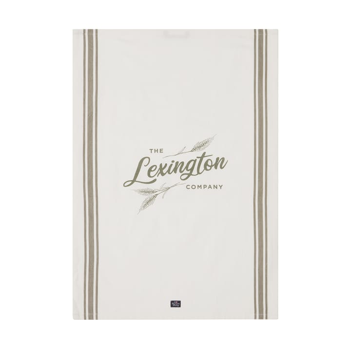 Βαμβακερή πετσέτα κουζίνας Organic Cotton 50x70 cm, White-olive Lexington