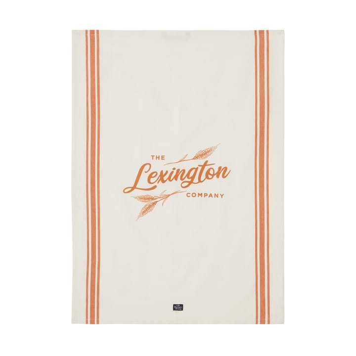 Βαμβακερή πετσέτα κουζίνας Organic Cotton 50x70 cm, White-orange Lexington