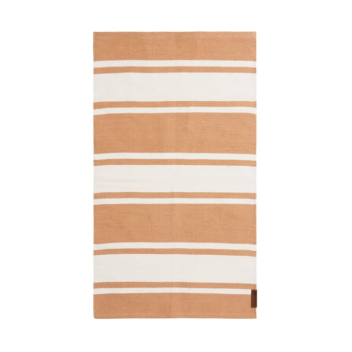 Οργανικό χαλί Organic Striped Cotton 170x240 cm - Beige-white - Lexington