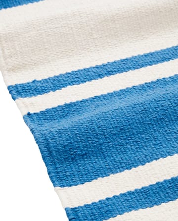 Οργανικό χαλί Organic Striped Cotton 170x240 cm - Blue-white - Lexington