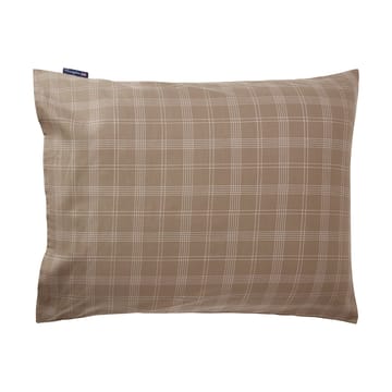 Καρό κάλυμμα μαξιλαριού Pinpoint Oxford 50x60 cm - Brown - Lexington