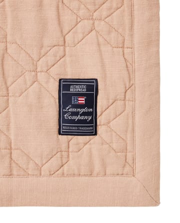 Κάλυμμα κρεβατιού Quilted Recycled Cotton 260x240 cm - Beige - Lexington