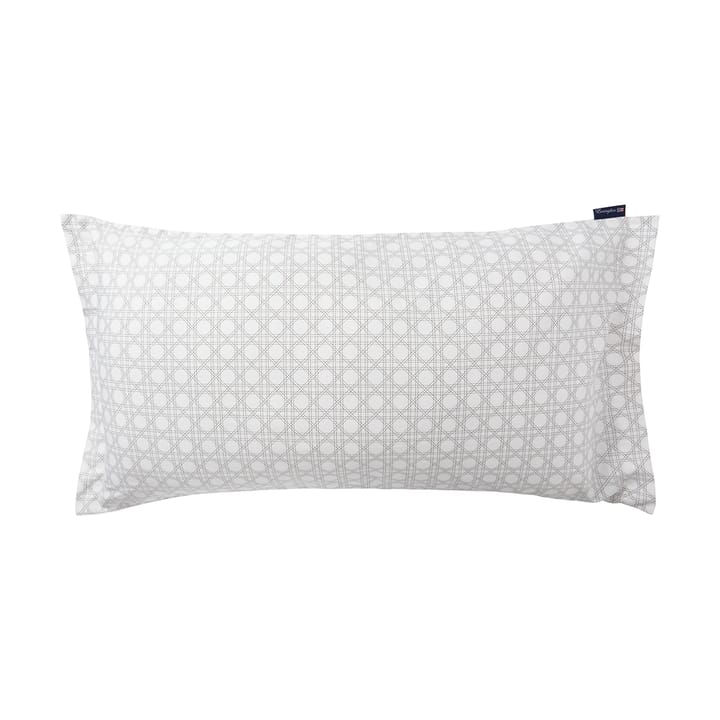 Μαξιλαροθήκη Rattan Printed 50x90 cm, White Lexington