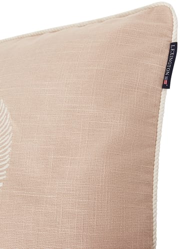 Μαξιλαροθήκη Sea Embroidered Recycled Cotton 50x50cm - Light Beige - Lexington