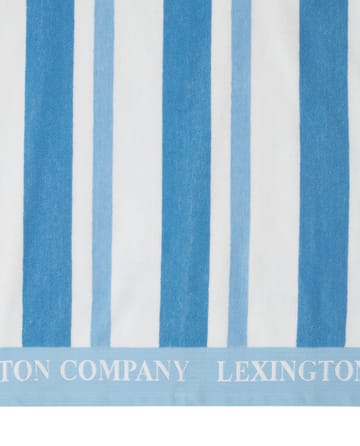 Striped Cotton Terry πετσέτα παραλίας 100x180 cm - Blue - Lexington