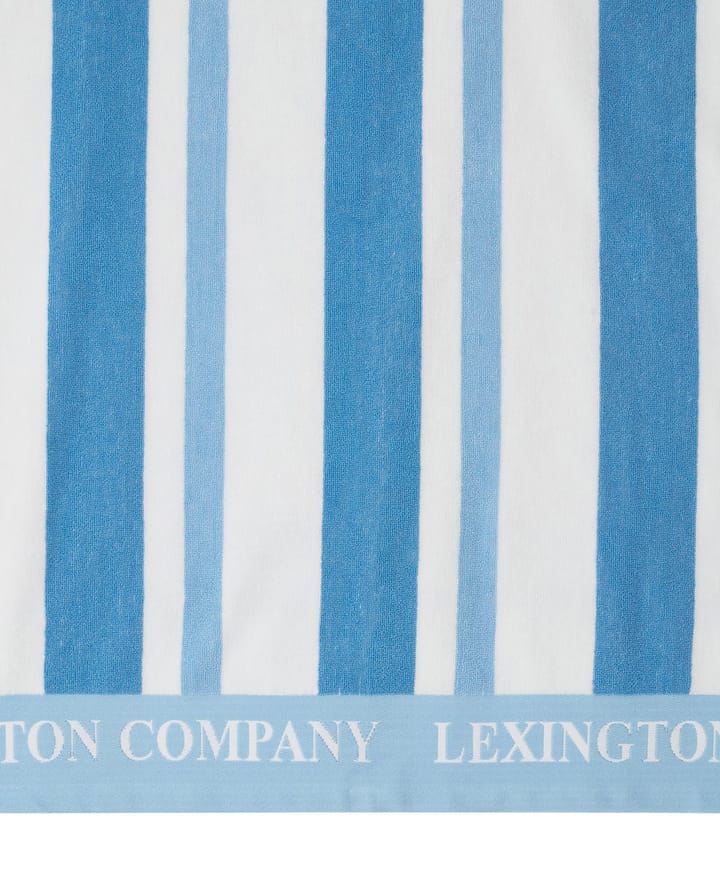 Striped Cotton Terry πετσέτα παραλίας 100x180 cm, Blue Lexington