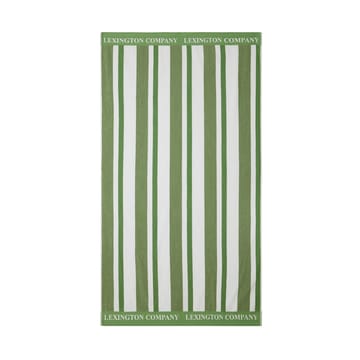 Striped Cotton Terry πετσέτα παραλίας 100x180 cm - Green - Lexington