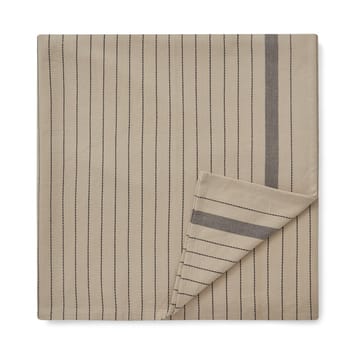 Striped Organic Cotton τραπεζομάντιλο 150x250 cm - Beige-dark grey - Lexington