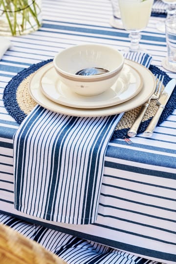 Striped Organic Cotton τραπεζομάντηλο 150x350 εκ - Navy - Lexington