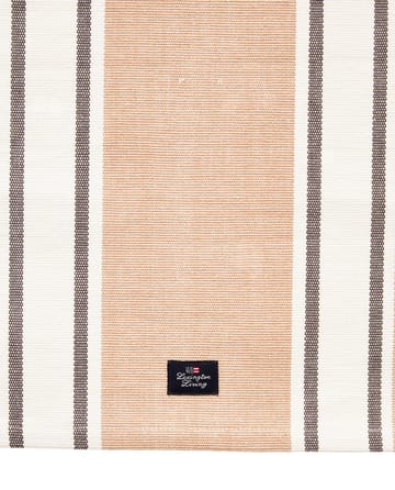 Striped Organic Cotton επιτραπέζιο ράνερ 50x250 cm - White-beige - Lexington