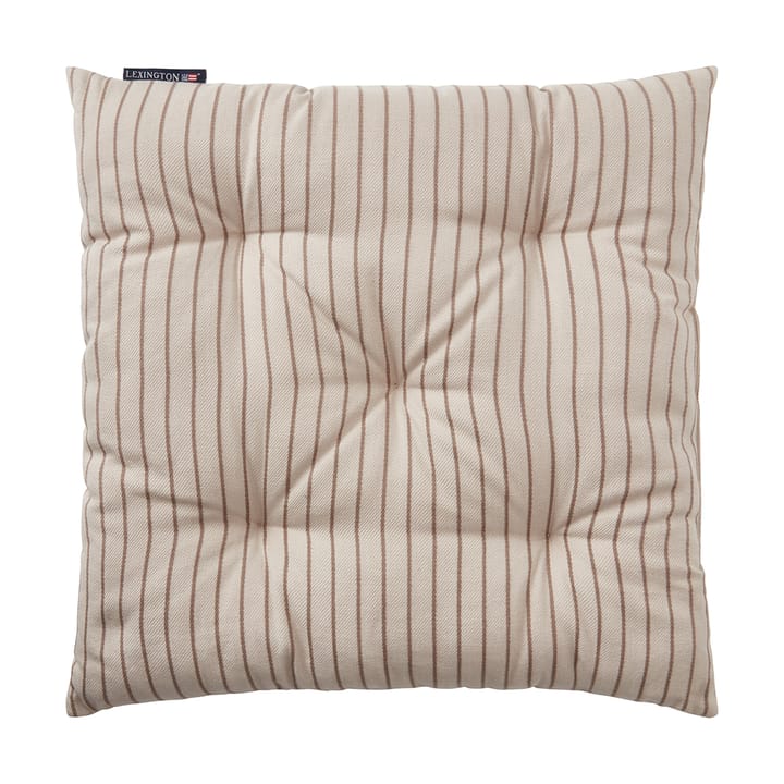 Μαξιλάρι καθίσματος Striped Recycled Cotton 40x40 cm - Beige - Lexington