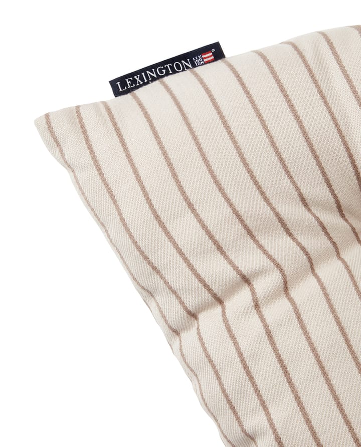 Μαξιλάρι καθίσμ�ατος Striped Recycled Cotton 40x40 cm, Beige Lexington