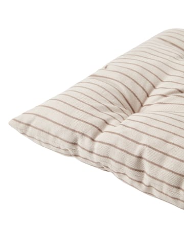 Μαξιλάρι καθίσματος Striped Recycled Cotton 40x40 cm - Beige - Lexington