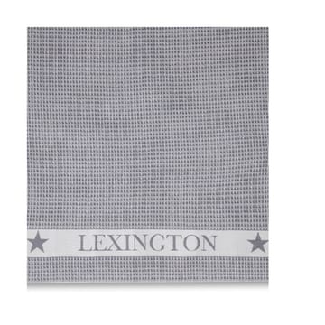 Βαμβακερή πετσέτα κουζίνας Waffle 45x70 cm - Dark grey-white - Lexington