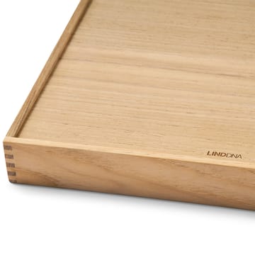 Δίσκος Even teak square L - Nupo anthracite - LIND DNA