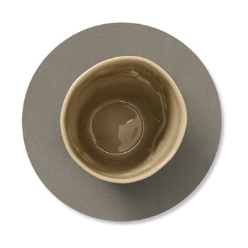 Nupo σουβέρ circle διπλής όψης 1 τεμάχιο - Linen-Flint Grey - LIND DNA