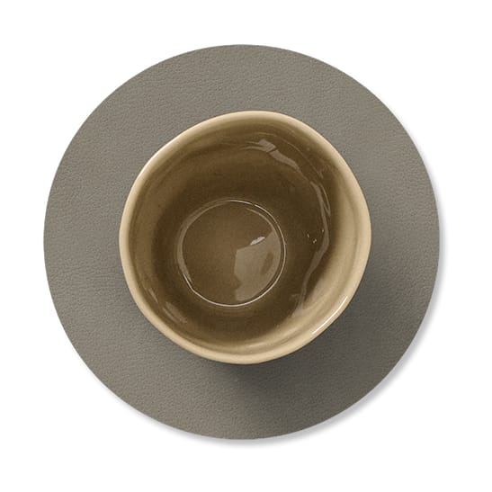 Nupo σουβέρ circle διπλής όψης 1 τεμάχιο, Linen-Flint Grey LIND DNA