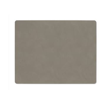 Nupo σουπλά διπλής όψης square 1 τεμάχιο - Linen-Flint grey - LIND DNA