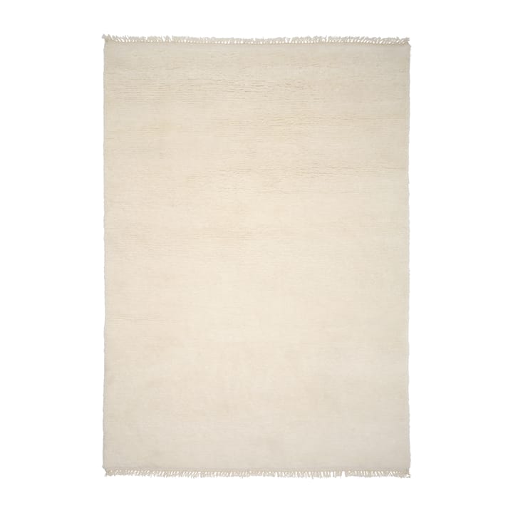 Μάλλινο χαλί, Soft Savannah - Λευκό. 140x200 εκ - Linie Design