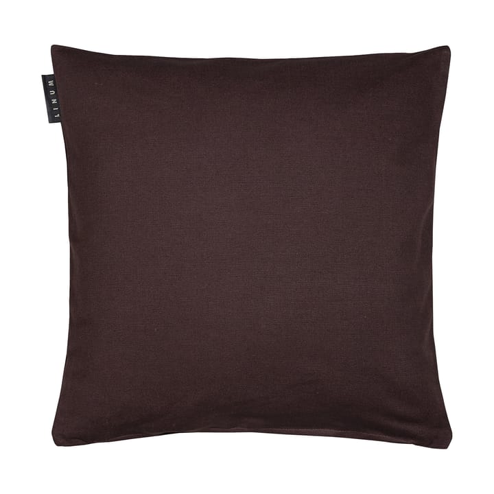 Μαξιλαροθήκη Annabell 40x40 cm - Dark brown - Linum