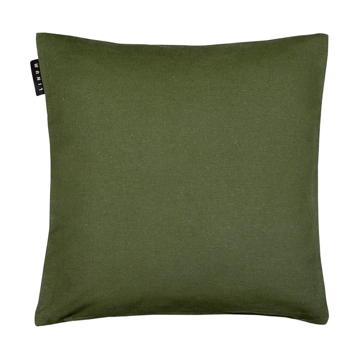 Μαξιλαροθήκη Annabell 40x40 cm - Dark olive green - Linum