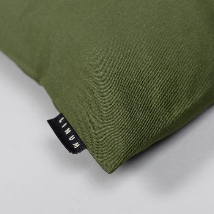 Annabell μαξιλαροθήκη 50x50 εκατοστά, Dark olive green Linum