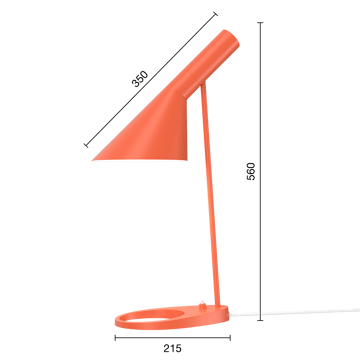 AJ επιτραπέζιο φωτιστικό - Electric orange - Louis Poulsen