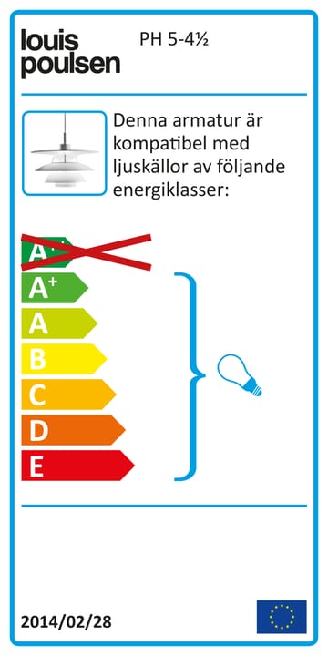 PH 5-4½ κρεμαστό φωτιστικό - Λευκό - Louis Poulsen