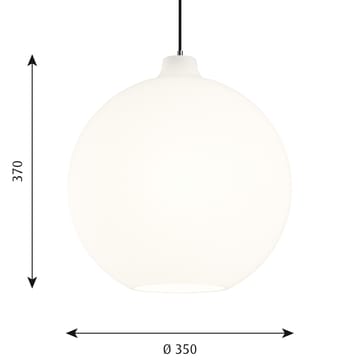 Wohlert κρεμαστό φωτιστικό Ø 35 cm - Λευκή οπαλίνα - Louis Poulsen