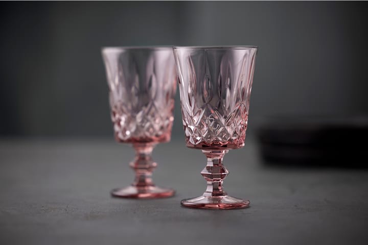 Ποτήρια κρασιού Sorrento 29 cl σετ των 4, Pink Lyngby Glas