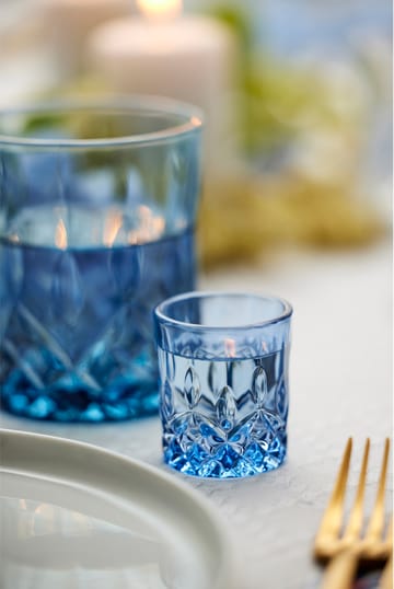 Ποτήρια για σφηνάκια Sorrento 4 cl 4-pack - Blue - Lyngby Glas