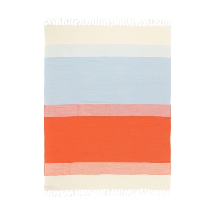 Hennika κουβέρτα 120x180 εκ. - Orange-white-Light blue - Marimekko