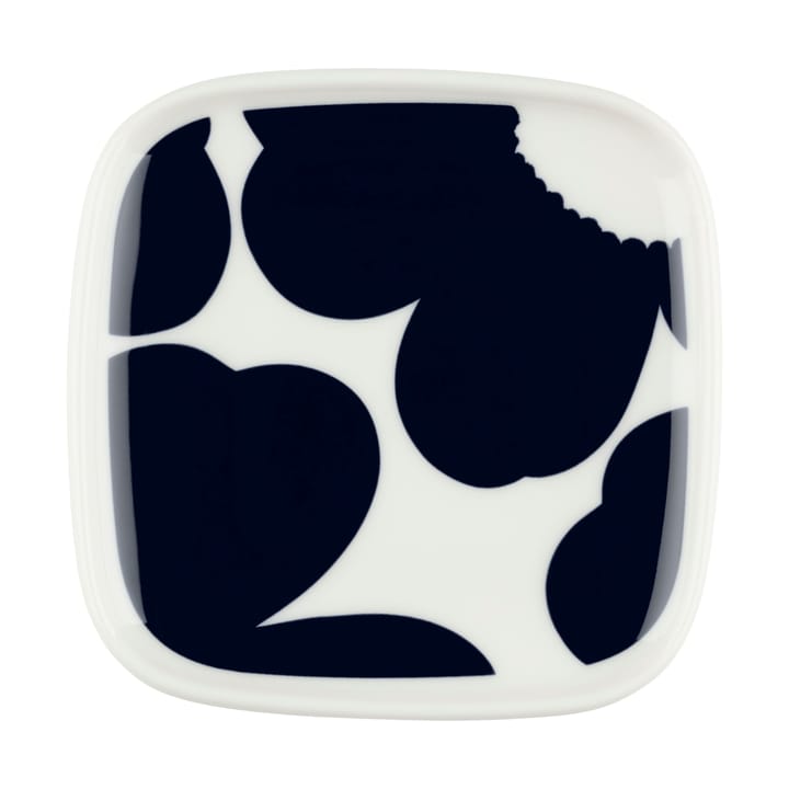 Iso Unikko π�ιάτο 10x10 εκ. - White-dark blue - Marimekko