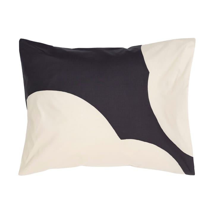 Iso Unikko μαξιλαροθήκη 50x60 εκ. - Off white-charcoal - Marimekko