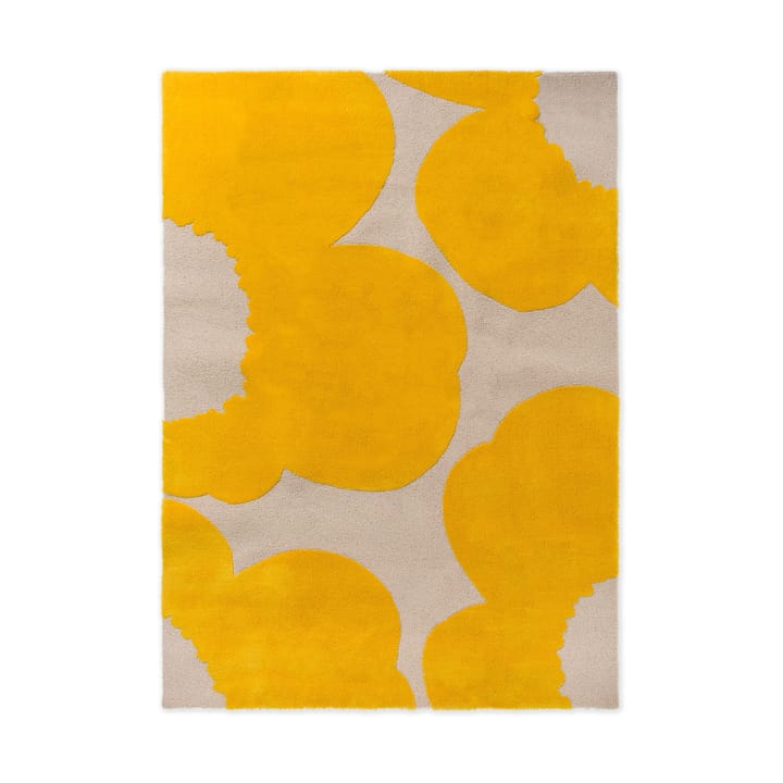 Μαλλί χαλί Iso Unikko - Yellow, 140x200 cm - Marimekko