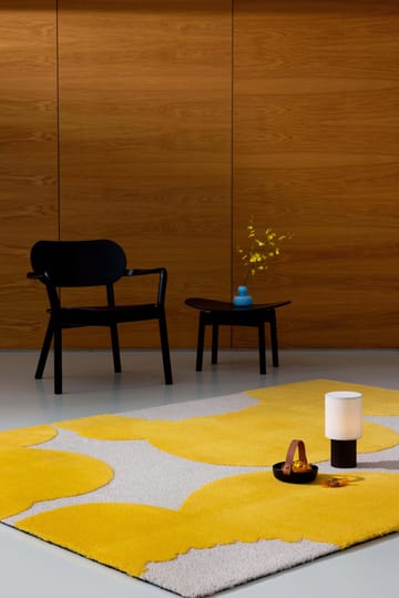 Μαλλί χαλί Iso Unikko - Yellow, 140x200 cm - Marimekko