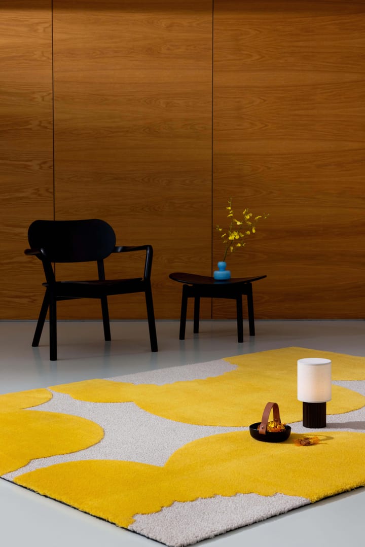 Μαλλί χαλί Iso Unikko - Yellow, 250x350 cm - Marimekko