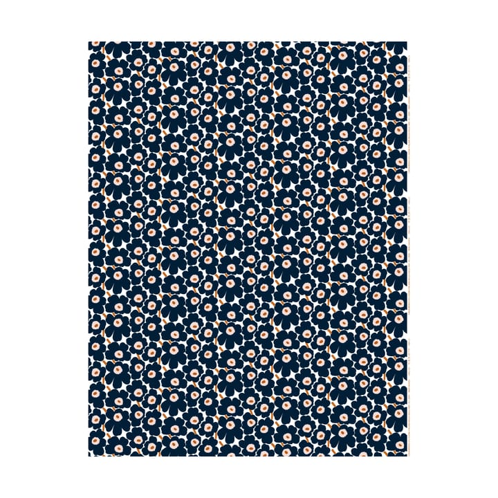 Mini-Unikko ύφασμα - White-dark navy-powder-tile - Marimekko