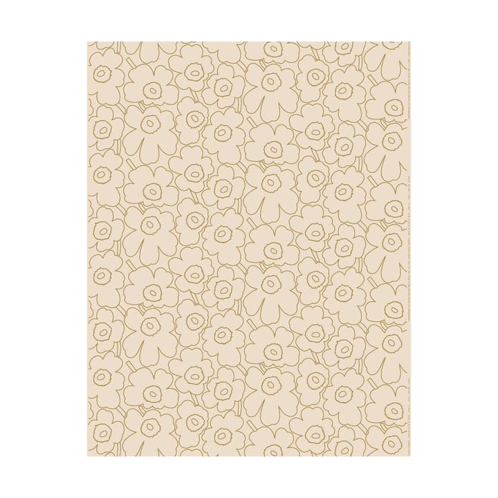 Μικρό Υφασμα Pieni Piirto Unikko Βαμβάκι-Λινό - Linen-gold - Marimekko